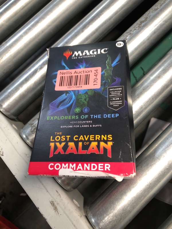 Photo 2 of ***factory sealed88 NON-REFUNDABLE**Magic: The Gathering The Lost Caverns of Ixalan Commander Deck - Explorers of The Deep (100-Card Deck, 2-Card Collector Booster Sample Pack + Accessories)