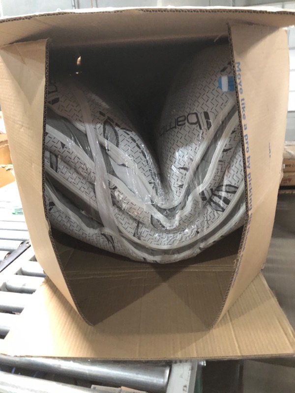 Photo 1 of Dual-Layered & Triple-Zoned 3 Inch Memory Foam Mattress Topper for Spine Alignment and Back Pain Relief (King) - Firmer Middle Zone for Alignment - One Layer for Comfort, One for Support