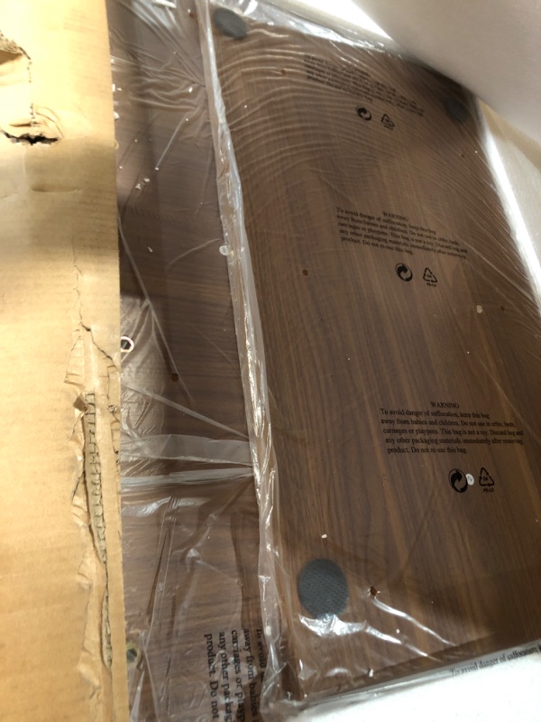 Photo 1 of Feonase 7-Piece Dining Table Set with 6 Stools, 63" Large Extendable Kitchen Table Set for 4-8, Mid-Century Dining Room Table with Heavy-Duty Frame, Easy Assembly, Walnut