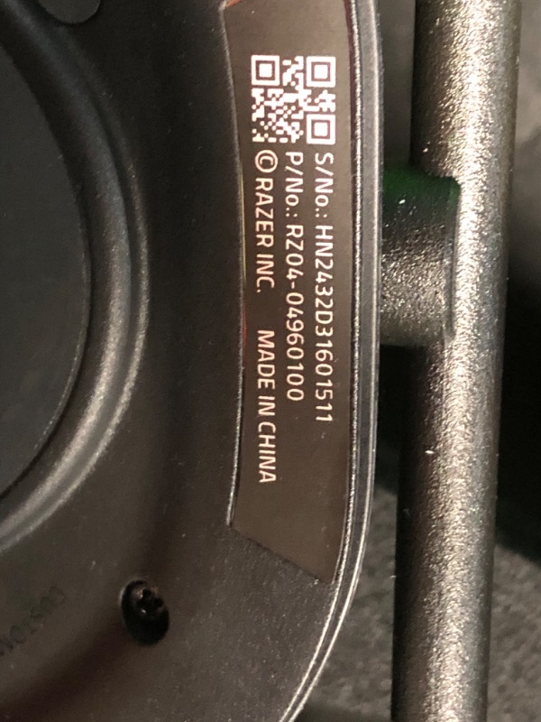 Photo 1 of **MISSING CHARGING CORD**
Razer BlackShark V2 HyperSpeed Wireless Gaming Headset: 280g Lightweight - THX Spatial Audio - Bendable Mic - 50mm Drivers - 2.4GHz, Bluetooth or USB - 70 Hr Battery w/USB Type C Charging - Black