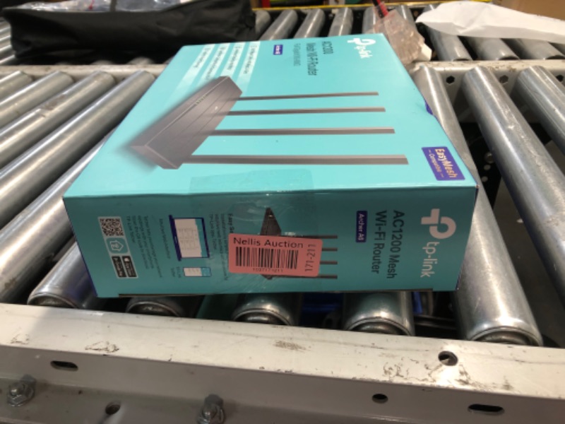 Photo 1 of TP-Link AC1200 Gigabit WiFi Router (Archer A6) - Dual Band MU-MIMO Wireless Internet Router, 4 x Antennas, OneMesh and AP mode, Long Range Coverage