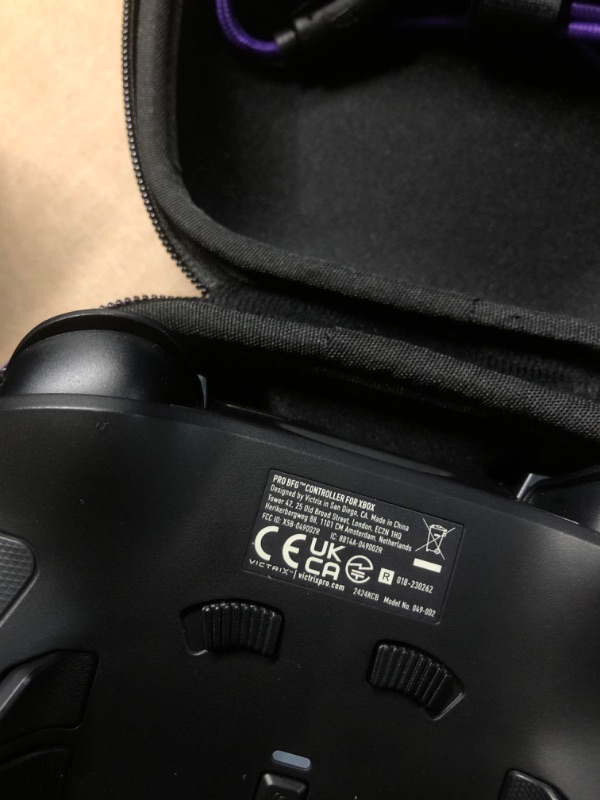 Photo 1 of PDP Victrix Pro BFG Wireless Gaming Controller for Xbox Series X|S, Xbox One, Windows 10/11, Modular Gamepad, Dolby Atmos Audio, Remappable Buttons, Customizable Triggers/Paddles/D-Pad, PC App, Black