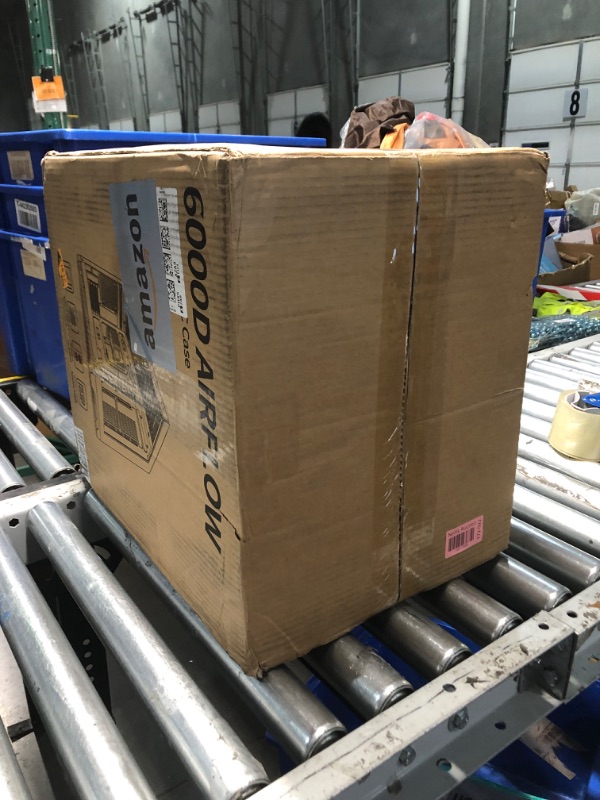 Photo 1 of Megaccel MATX PC Case, 6 ARGB Fans Pre-Installed, Type-C Gaming PC Case, 360mm Radiator Support, Tempered Glass Front & Side Panels, Mid Tower Black Micro ATX Computer Case (Not for ATX)