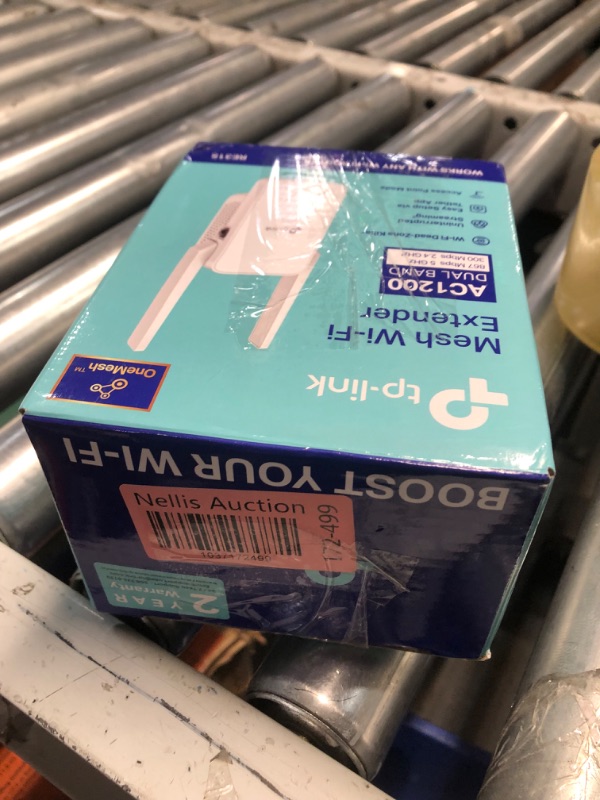 Photo 1 of TP-Link AC1200 WiFi Extender, 2024 Wirecutter Best WiFi Extender, 1.2Gbps home signal booster, Dual Band 5GHz/2.4GHz, Covers Up to 1500 Sq.ft and 30 Devices ,support Onemesh, One Ethernet Port (RE315)