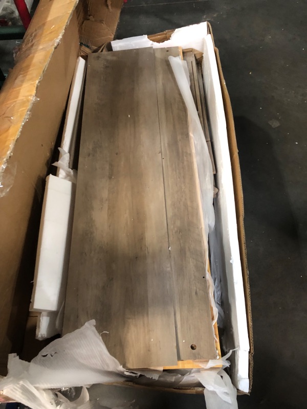 Photo 1 of ***USED - MAJOR DAMAGE - MISSING HARDWARE AND OTHER PARTS - SEE PICTURES***
Vongrasig Buffet Cabinet with Drawers, 53” Large Sideboard Buffet Kitchen Storage Cabinet, Modern Farmhouse Coffee Bar with Shelves and Doors, Wood Buffet Table for Kitchen, Dinin