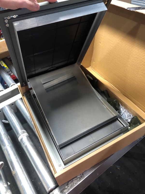 Photo 1 of MAVRICFLEX Heavy Duty Dog Door with Double Sliding Lock Panel, Energy Efficient Rugged Aluminum Large Dog Door, Easy Installation, Magnetic Double Flaps Dog Door for Large Dogs Up to 100lbs