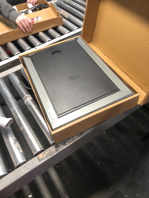 Photo 1 of MAVRICFLEX Heavy Duty Dog Door with Double Sliding Lock Panel, Energy Efficient Rugged Aluminum Large Dog Door, Easy Installation, Magnetic Double Flaps Dog Door for Large Dogs Up to 100lbs