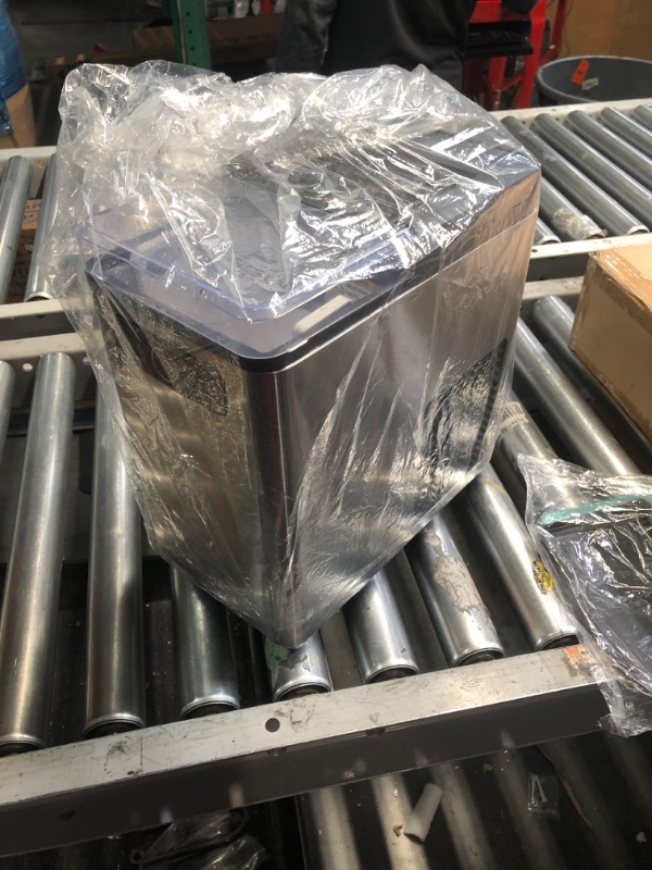 Photo 1 of Aeitto Nugget Ice Maker Countertop, Pellet Ice Machine Soft Chewable Ice 40lbs/Day, One-Click Operation, Auto Self-Cleaning Crushed Ice Makers Stainless with Scoop for Home/Kitchen/Office (Silver)