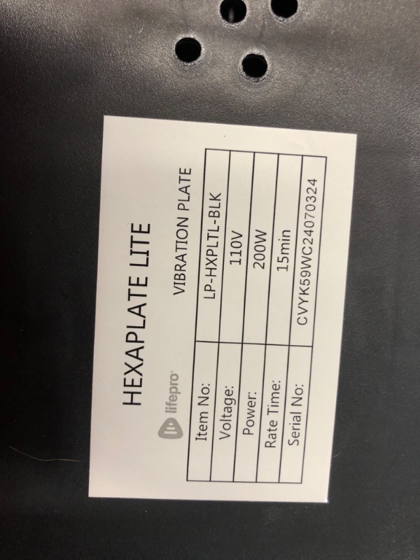 Photo 3 of ***USED - DAMAGED - DOESN'T POWER ON - SEE PICTURES***
LifePro Vibration Plate Exercise Machine with Magnetic Acupoints - Full Body Vibration Platform for Beginners and Recovery - Ideal for Lymphatic Drainage Muscle Toning and Overall Fitness