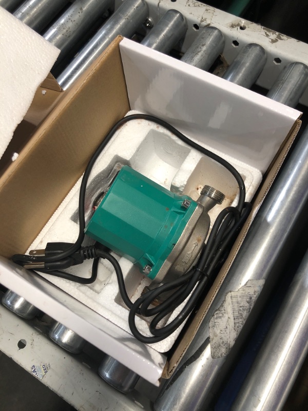 Photo 1 of ZeroPone Hot Water Recirculating Pump, 93W Water Circulator Pump NPT 3/4" w/NPT 1/2" Adapter, Stainless Steel Head,15-6S 3 Speed Control for Electric Water Heater System