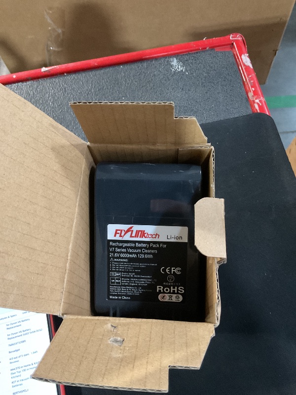 Photo 1 of **CHECK PHOTO**
6000mAh 21.6V V6 Battery Replacement Compatible with Dyson V6 Battery DC62 SV03 SV04 SV09 VTC4 DC58 DC59 for Dyson V6 Animal Battery Replacement V6 Absolute V6 Slim Battery V6 Cordless Vacuum Battery