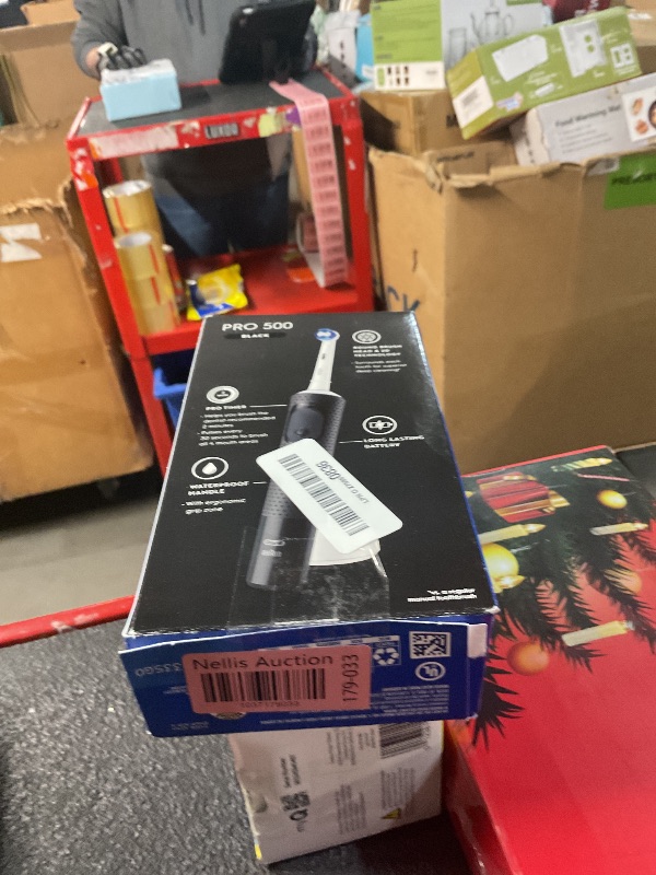 Photo 1 of Oral-B Pro 500 Electric Toothbrush with (1) Brush Head, Rechargeable, Black