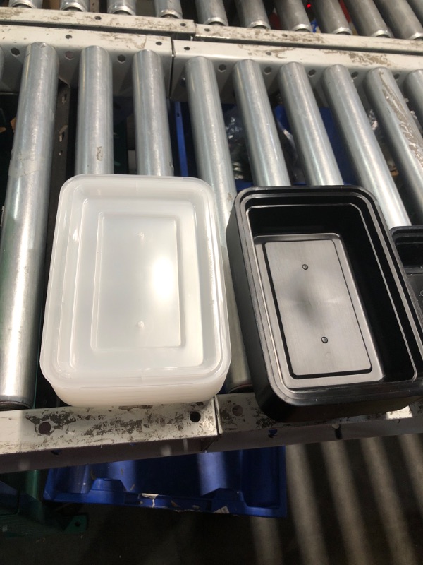 Photo 1 of **MISSING 1/2 AND A FEW ARE USED***
Dealusy 50 Pack (100-Piece) 38 oz Meal Prep Containers Reusable with Lids, Sturdy Leakproof & Food Safe, Microwave, Freezer, Dishwasher Safe Food Prep Containers, To Go Take Out Plastic Food Storage