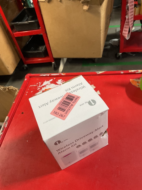 Photo 1 of Driveway Alarm Wireless Outside, 1byone Motion Sensor Alarm 1000 FT Range Extra Loud Chimes Home Security Alarm System with 1 Receiver 2 Weatherproof Infrared Sensors Protect Indoor/Outdoor Property