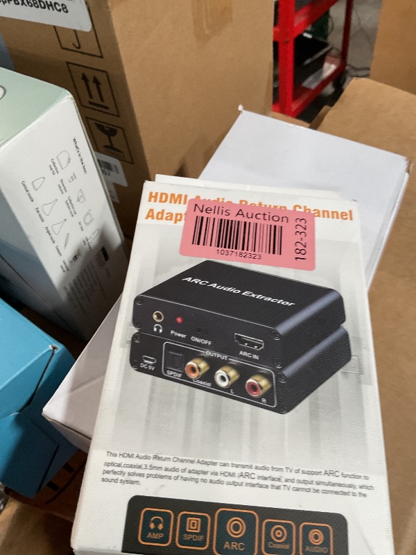 Photo 1 of HDMI ARC Adapter, ARC Audio Extractor with Digital Optical TOSLINK SPDIF/Coaxial and Analog 3.5mm L/R Stereo HDMI ARC to RCA Audio Converter Compatible with HDTV Soundbar Amplifier