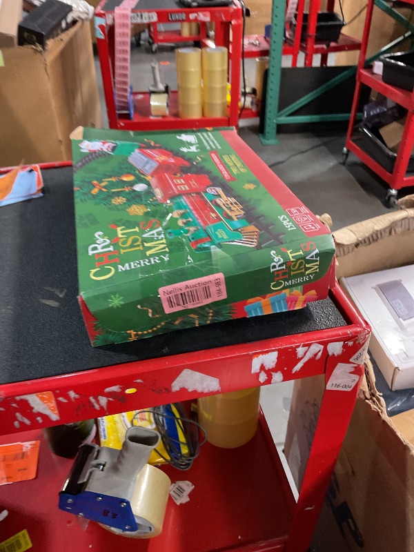 Photo 1 of Train Set-Christmas Train Sets for Around The Tree, Toy Train Sets with Sound and Lights, Toddler Model Trains for 3 4 5 6 7 8+ Years Old Kids Gifts