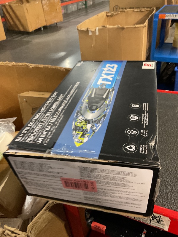 Photo 1 of BEZGAR TX123 Remote Control Boats - Fast Speed RC Boat 32+ KPH with A Portable Suitcase for Lakes & Pools & Salt Water, Summer Toys for Adults and Ideal Gifts for Kids Boys Age 6 7 8-12 Years Old