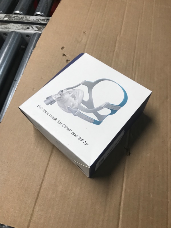 View 2 of TMS Comfort Series Nasal CPAP Mask Full Face - Reusable CPAP Supplies - Covers Nose and Mouth - Includes Headgear, Frame, Elbows and Full Face Mask Cushion