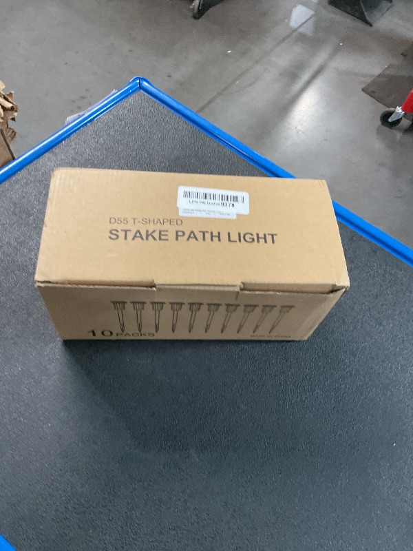 Photo 1 of DenicMic Solar Lights Outdoor Solar Pathway Lights LED Waterproof Garden Lights Outdoor Stainless Steel Stake Lights Outdoor for Yard Path Walkway Driveway Lawn (Cold White 10Pack)