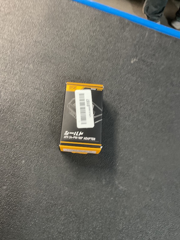 Photo 1 of EZDIY-FAB Shield 24-Pin Angle Adapter with Infinity Mirror ARGB Light,ATX 24 Pin Power Connector, 5V 3pin ARGB Sync-180 Degree-Black-1 Pack