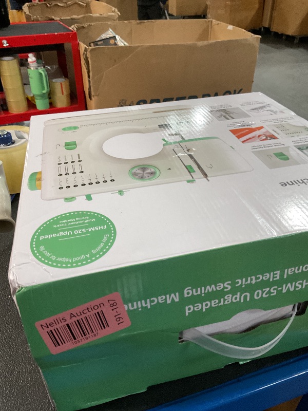 Photo 1 of StitchMaster Pro:Ballet on twin needles.Sewing machine,sewing machine for beginners,Double needle and double thread,16 kinds of stitches.Sewing machine for Household,sewing machine for adults.(White)