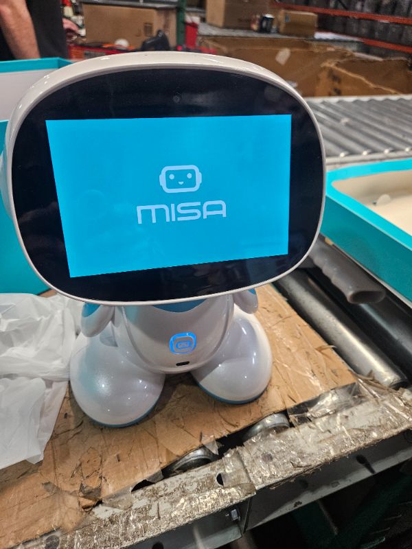 Photo 1 of Misa 2: AI-Powered Smart Robot for Kids | STEM Learning & Educational Robot | Interactive, Voice-Activated Robot with Learning Apps & Fun Games for Boys & Girls Aged 5-12 | Sky Blue