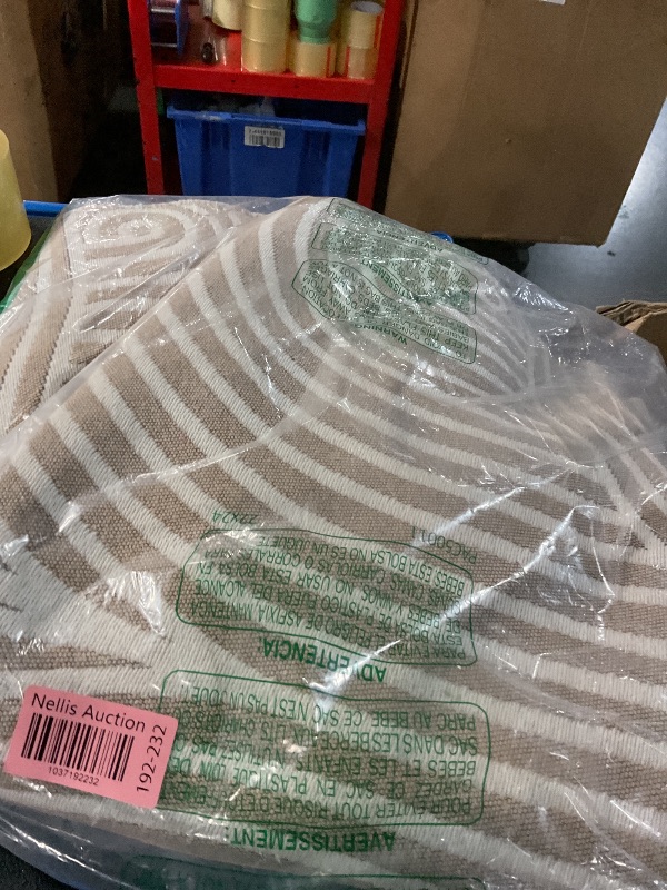 Photo 1 of (BAGGED) Tiffasea Kitchen Rugs 2.6'x8', Machine Washable Rug Runner Large Laundry Room Rug Extra Long Hallway Rug Cotton Woven Tan Outdoor Carpet Runner for Entryway Doorway Bedroom