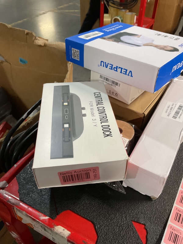 Photo 1 of Retractable Center Console USB Hub for Tesla Model 3 Model Y, THELIFELICIOUS Tesla Interior Accessories Central Control Docking Station with Fast Charging Cables