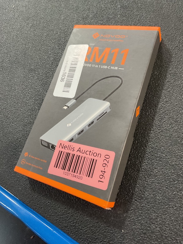 Photo 1 of USB C Docking Station Dual HDMI Adapter, 11 in 1 Multi Display Docking Station Dual Monitor with 2 HDMI, VGA, 100W PD, 4 USB, USB C Hub Multiport Dongle Compatible with MacBook/Dell/HP/Lenovo Laptops