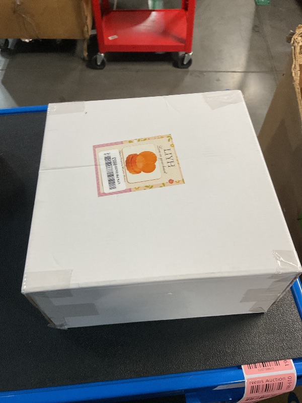 Photo 1 of ***FACTORY SEALED***LIYH 24pcs Orange Plastic Plates Reusable, Heavyweight Thanksgiving Plastic Plates Disposable, Scalloped Plates, Durable and Microwave Dishwasher Safe(12Guests)