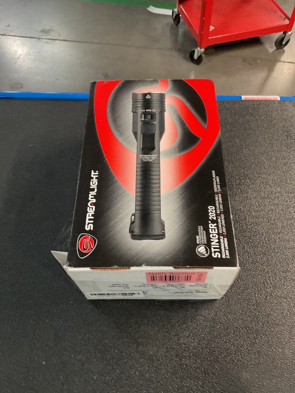Photo 1 of Streamlight 78101 Stinger 2020 2000-Lumen Rechargeable Professional Flashlight with 120V AC/12V DC 1 Holder Charger, Black