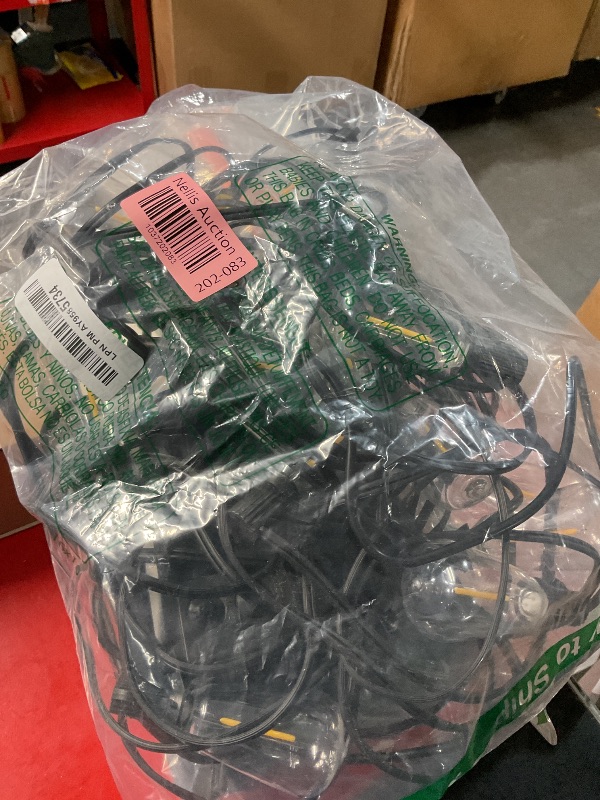 Photo 1 of addlon 54(48+6) FT Solar String Lights Waterproof,Patio Lights Solar Powered with Remote & USB Port 15+1 LED Shatterproof Bulbs 3 Light Modes, Dimmable Solar Lights for Camping Backyard Garden