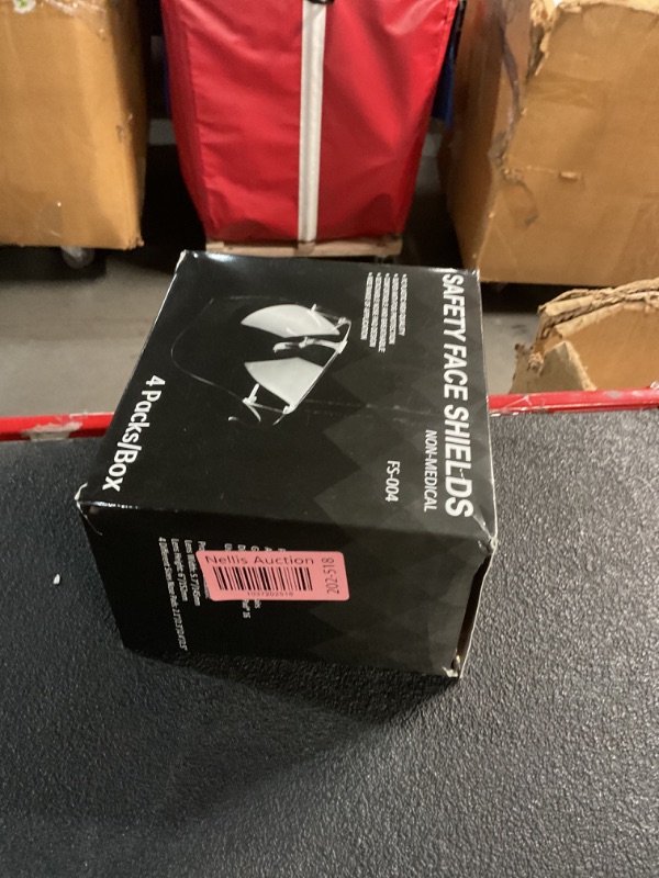 Photo 1 of 4 Pack Face Shield with Glasses, Face Mask Shield Anti-Fog Clear Ultra Clear Reusable Protective Plastic Face Shield Mask Droplet Splash Guard for Women Men Kids