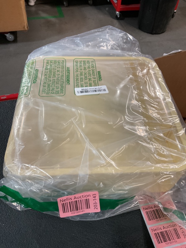 Photo 1 of Clear Display Case for Figures, Wall-Mounted Doll Storage Box, Adjustable Display Stand with Door Dust and Moisture Proof Suitable for Lego Collectibles Action Figures Pop Mart (Yellow)