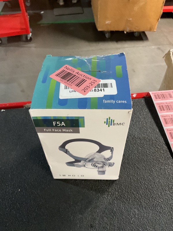 Photo 1 of CPAP Mask, Universal Full Face CPAP Masks Replacement Set, Soft Silicone CPAP Full Cover Assembly Kit, TMS Comfort Series Nasal CPAP MASK with Headgear, Elbow and Cushion, S Size