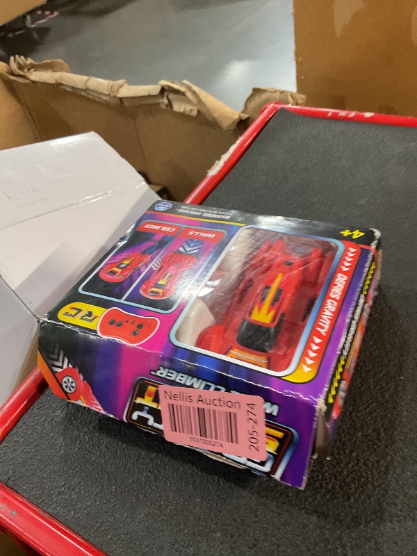 Photo 1 of Air Hogs, Zero Gravity Sprint RC Car Wall Climber, Red USB Micro B Rechargeable Indoor Wall Racer, Over 4-Inches, Kids Toys for Kids Ages 4 and up
