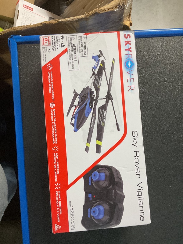 Photo 1 of **NONREFUNDABLE**FOR PARTS OR REPAIR**SEE NOTES**
A ALPHA RC Helicopter, 2.4G Remote Control Helicopter with LED Lights, Sky Rover Vigilante, Indoor Outdoor Remote Control Helicopter Toy for 8 9 10 11 12+ Year Old Boys Gifts, Blue