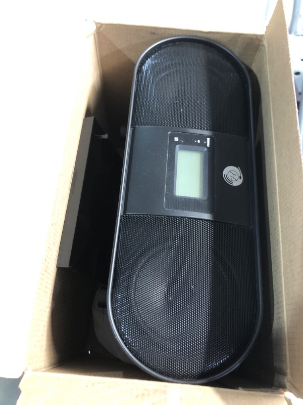 Photo 1 of CD Player Portable, FM Radio with Dual Stereo Sound System, Rechargeable Bluetooth Boombox with Remote Control, Playback CD/CD-R/CD-RW/MP3, Support USB & AUX-in, Headphone Output