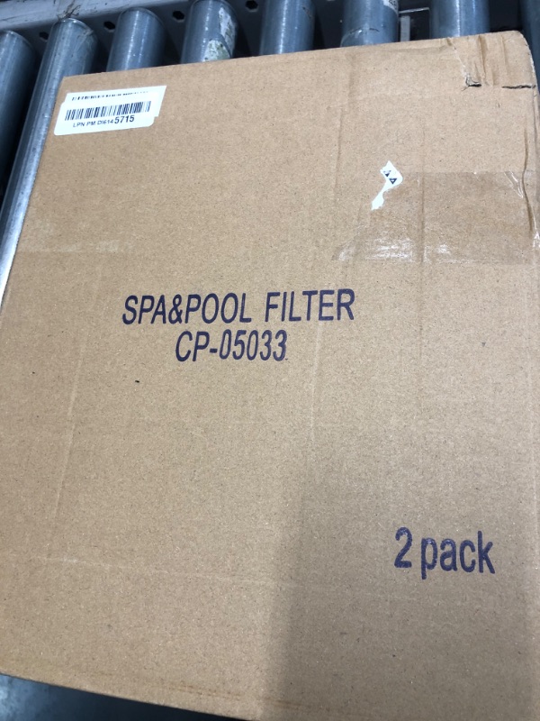 Photo 1 of Cryspool® 05033 Filter Compatible with Tuff Spa Filter, Del Sol Spas, Sundance Spas 6540-723, 5CH-402, FC-2811, South Pacific Spas, 40 Sq. Ft Spa Filter Cartridge, 2 Pack