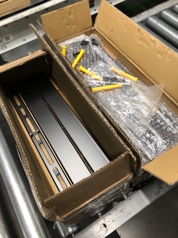 Photo 1 of BEAMNOVA Overhead Garage Storage Rack,Heavy Duty Garage Ceiling Storage Racks Garage Tote Storage System,Ceiling Bin Rails Storage,Tote Storage Rack for Garages, Sheds, Storerooms(6 PCS, for 5 Bins)