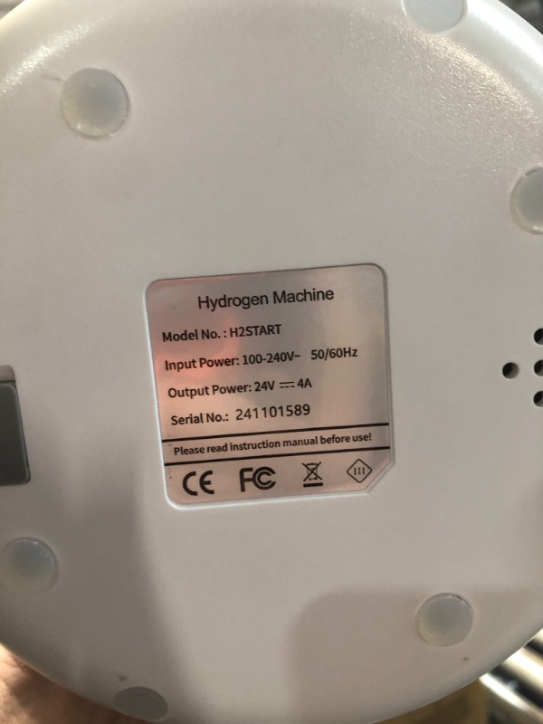 Photo 1 of PLAFNIO Hydrogen Machine 240mL/min for Inhalation, Hydrogen Water Generator 1600ppb, Molecular Hydrogen H2 Inhaler SPE Water Ionizer for Home, Travel and Car