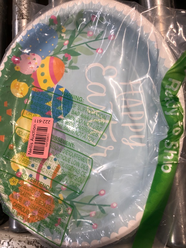 Photo 1 of * MAY BE MISSING SOME PLATES*
American Greetings 36-Count Paper Dinner Plates, Easter Party Supplies