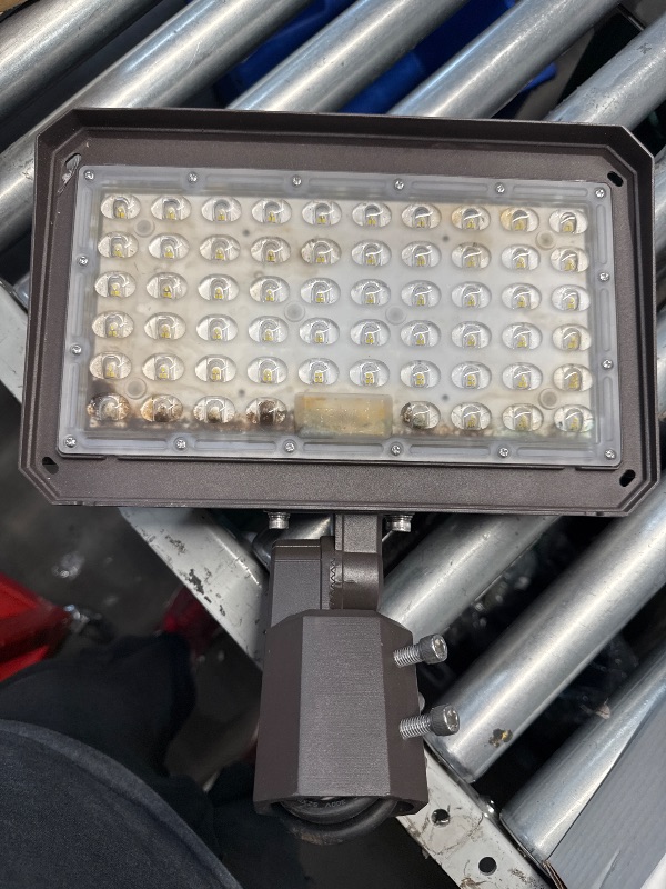 Photo 1 of **FOR PARTS ONLY**Doesn't work**
kadision 150W LED Flood Light with Dusk-to-Dawn Photocell, 150W-100W-75W Adjustable 130lm/W 5000K Daylight 100-277V IP65 Waterproof, Slip Fitter Mount LED Parking Lot Light, ETL Listed