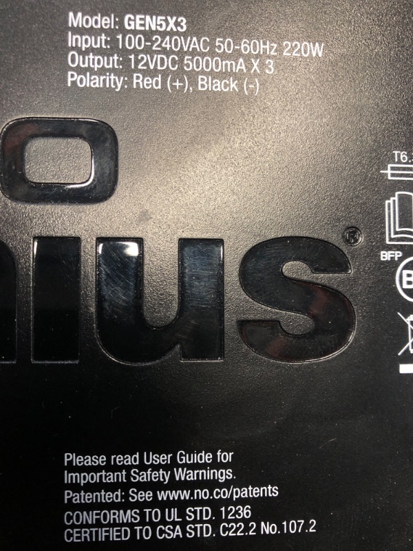 Photo 1 of (not functional)(sold for parts) NOCO Genius GEN5X3, 3-Bank, 15A (5A/Bank) Smart Marine Battery Charger, 12V Waterproof Onboard Boat Charger,