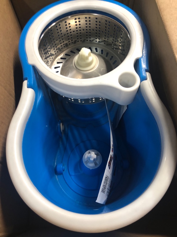 Photo 1 of (used)(see images) Aootek Upgraded Stainless Steel Deluxe 360 Spin Mop and Bucket Floor Mopping System Included 