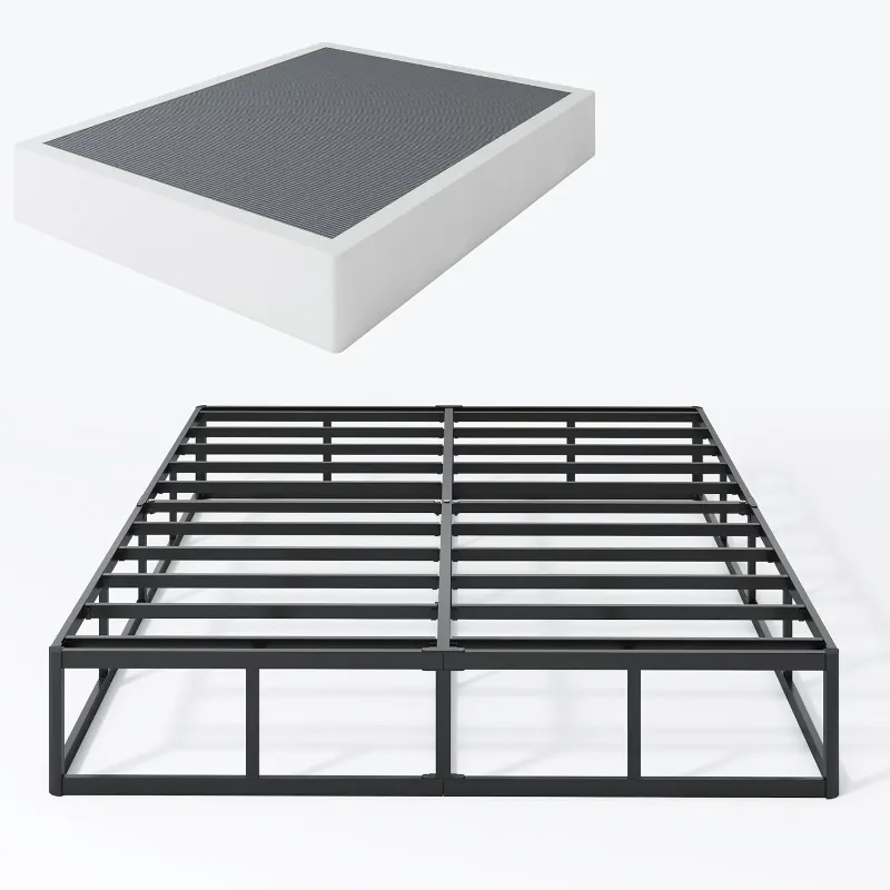 Photo 1 of 


SHLAND
Queen Size Box Spring, 9 Inch High Profile Heavy Duty Metal Mattress Foundation, Box Springs Bed Base with Fabric Cover Easy Assembly