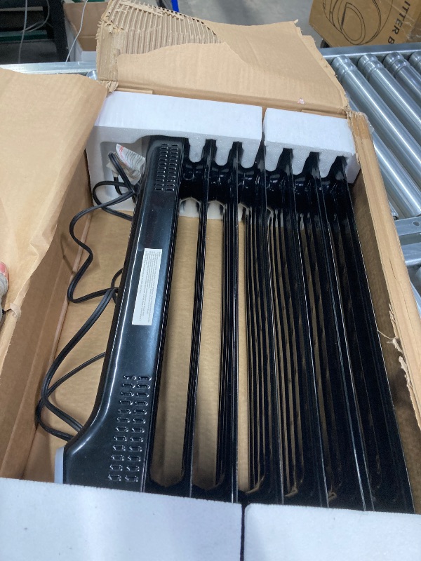 Photo 1 of ***MISSING BASE TO ATTACH WHEELS*** Keenstone 1500W Oil Radiator Heater, Electric Oil Filled Space Heater Radiator with Remote Control,Safe Tip-Over Protection, 24h Timer Led Digital Display,Black