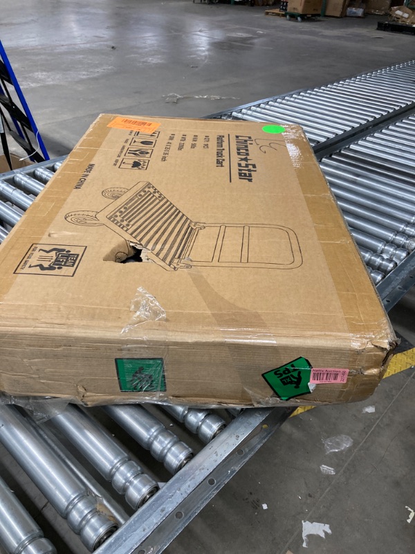 Photo 1 of Platform Truck Cart, Foldable Push Cart Dolly Large Flatbed w/Rubber Mat and 6'' Wheels, 2200LBS Capacity Steel Heavy Duty Moving Platform Trucks Hand Cart for Groceries, Garage (41.3"x24.8")