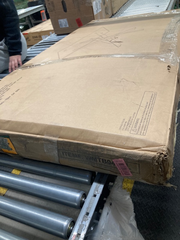 Photo 1 of Edwin's Choice 58.5” Rectangle Glass Dining Table, Tempered Glass Tabletop and Metal Tubular Legs, Modern Style Table for Home, Kitchen, Dining Room 58.5”Lx29”Wx30”H, Silver41