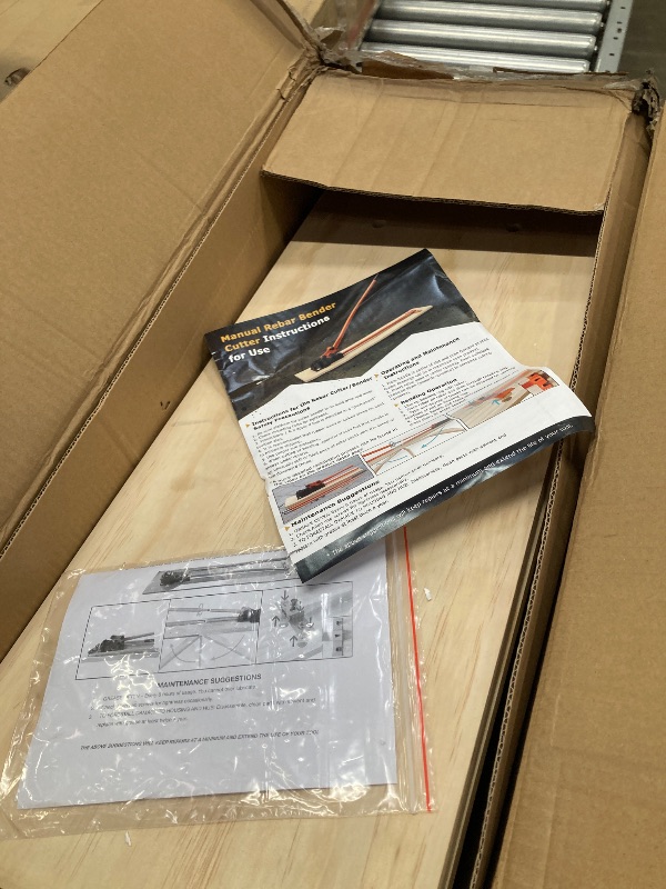 Photo 1 of Rebar Bender Rebar Cutter Manual Rebar Cutter Tool, Rebar Bending Machine, Bending and Cutting Rebar up to 5/8 Inch